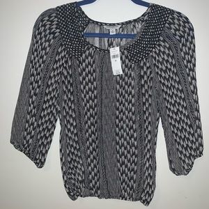NWT Banana Republic Sheer Blouse